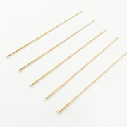 24 Gauge Gold-filled Flat 1.5 Inch Headpin